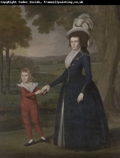 Ralph Earl and her son Charles